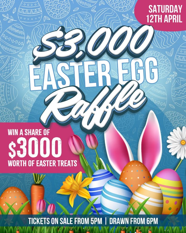 Featured image for “LUSC’s $3,000 Easter Egg Raffle!”