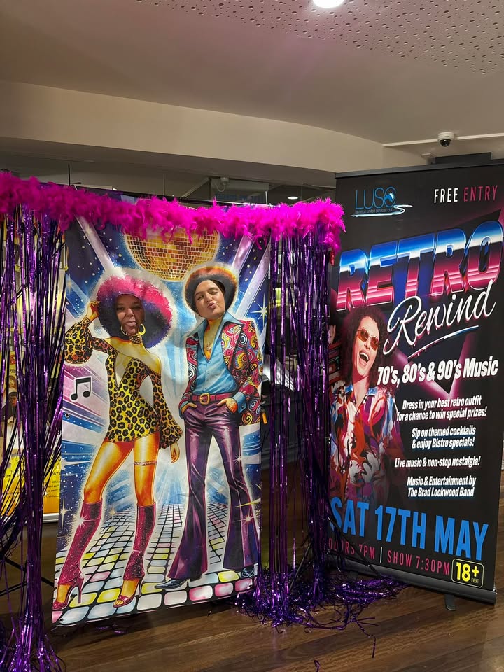 Featured image for “Retro Rewind Night: Groovy Nostalgia & Fun at Laurieton Services Club”