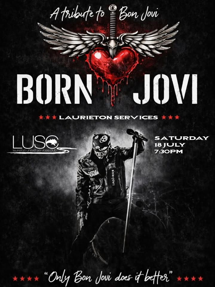 Featured image for “Born Jovi Brings Bon Jovi Anthems to Laurieton”