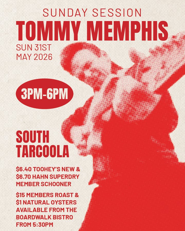 Featured image for “Sunday Session with Tommy Memphis at Laurieton Services Club”
