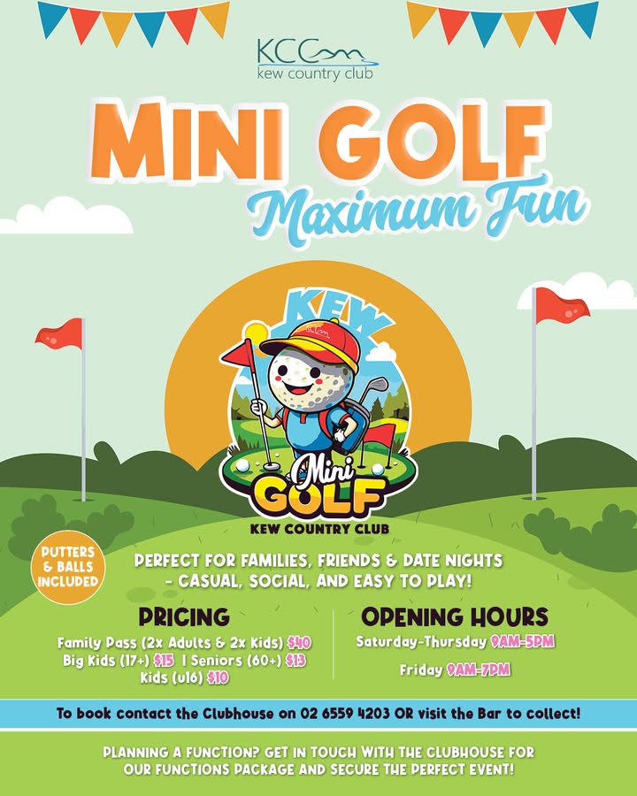 Featured image for “Mini Golf Fun at Kew Country Club: Perfect for All Ages”