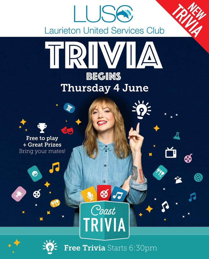 Featured image for “Thursday Trivia Nights at Laurieton Services Club”