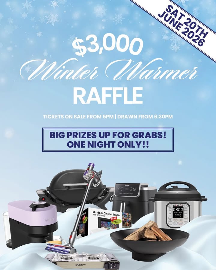 Featured image for “Winter Warmer Raffle at Laurieton Services Club”