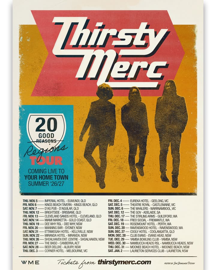 Featured image for “Thirsty Merc 20 Good Regions Tour at Laurieton Services Club”