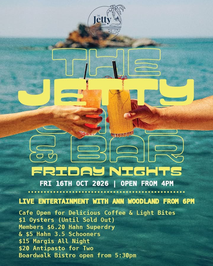 Featured image for “Waterfront Drinks & Live Music at The Jetty Café & Bar”